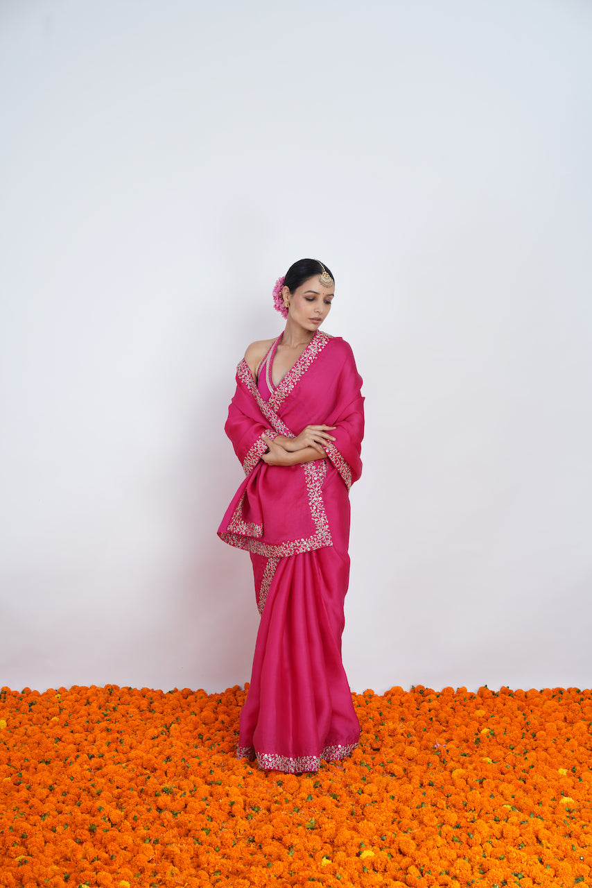 Gullal Saree